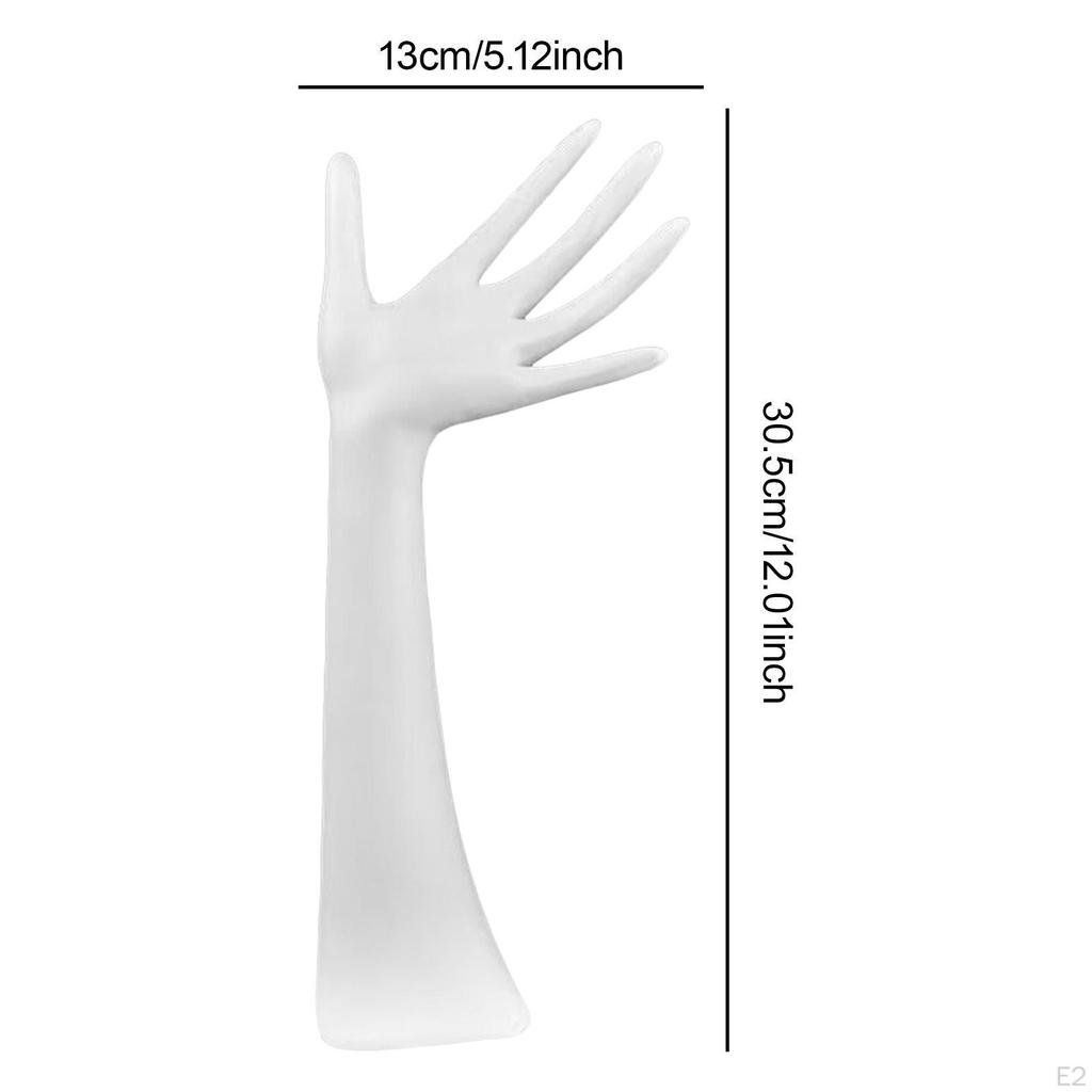 Hand Model Finger Jewelry Holder Stand Resin Bracelet Rack Modern Women Gift Storage