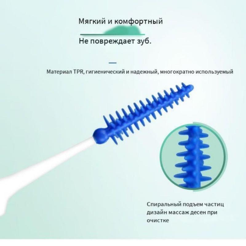 150 Interdental Cleaning Brushes, Interdental Brushes for Adults and Children Soft Toothpick