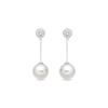 Luxenter Earring In Metal Alloy and Multi-colored Zirconia Finished In 18 Carat Rose Gold - Cross