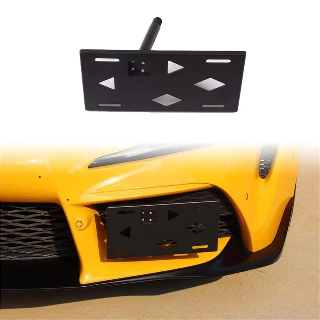 Interior Parts Garnish Supra MK5 A90 2019-2025 Car Front Bumper Tow Hook License Plate Mount Bracket Holder