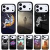 Astronaut Star Space Phone Case for iPhone 17 16 15 14 13 Pro Max Back Cover for 12 11 Pro Coque