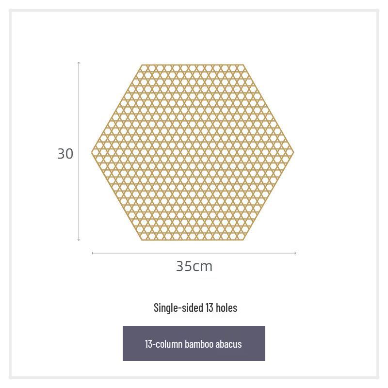 

Handmade Hexagonal Bamboo Weaving Decoration for Kids