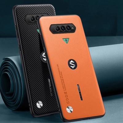 Luxuriöse PU-Lederhülle für Xiaomi Black Shark 4 Pro Matte Abdeckung Silikon-Schutzhülle für BlackShark 4 Pro 4Pro Coque