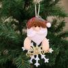 Cross-Border Small Santa Christmas Ornaments - Tree Accessories and Cloth Art Gifts