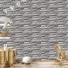 Wallpaper Slate stone in shades of gray with a 3D effect 50x1000