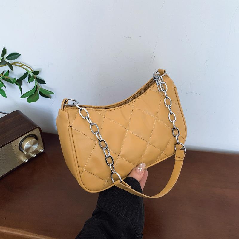 Premium texture lightweight casual chain shoulder armpit bag summer popular handbag portable women's bag