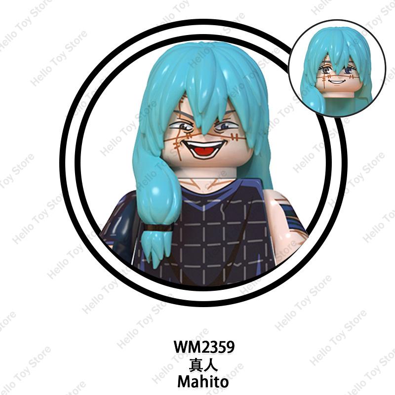 Jujutsu Kaisen Hot Anime Mini Acion Figures Satoru Gojo Model Classic Cartoon Building Blocks Itadori Yuji Dolls Bricks Toy Gift