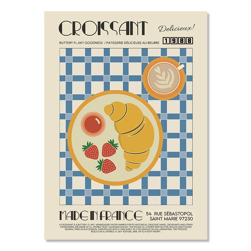 Moderní kuchyňská výzdoba Japonská korejská jídla Plakáty Nápoje Rum Ramen Kreslený obraz na plátně Retro Bar Nástěnná umělecká reprodukce Obrázky