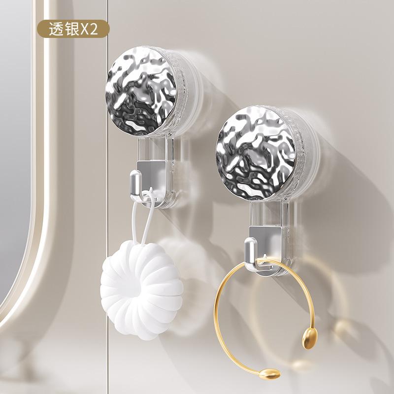 Прочные Крючки на Присосках Вакуумные Без Сверления Прочные Прозрачные Крючки на Присосках для Ванной Кухни За Дверью