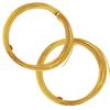 2 Aluminum Wires 5 M X 1.5 Mm - Gold