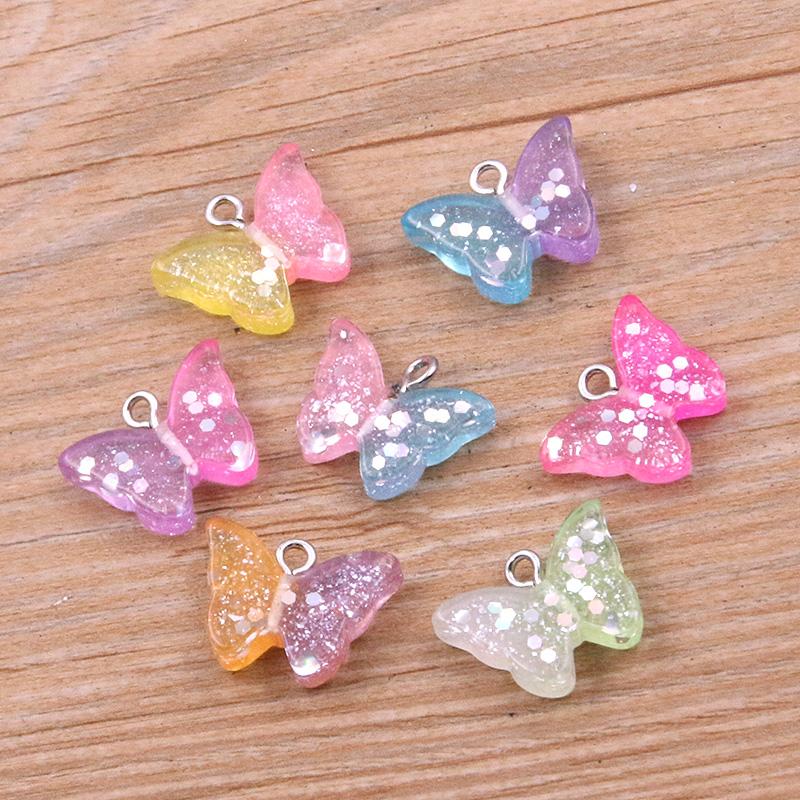 10Pcs 37 Styles Mix Fruit Animals Popsicle Candy Resin Earring Charms Diy Findings Keychain Bracelets Pendant For Jewelry Making