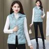 New Ultra-light Down Cotton Vest Women's Short Vest Winter Thin Large Size Multi-pocket Vest Jacket
