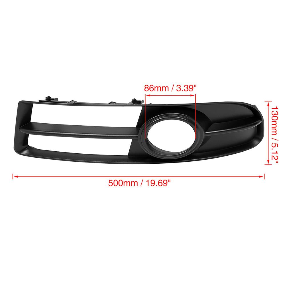 Front Left Side Bumper Grille Fog Light Grill For A4 B7 S-Line S4 2005-08