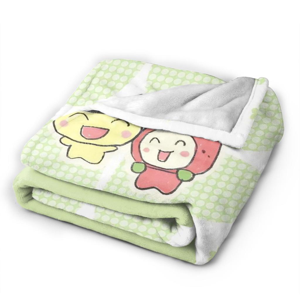 Tamagotchis Blanket Cover Velvet Cartoon Lightweight Throw Blanket for Bed Bedroom Quilt