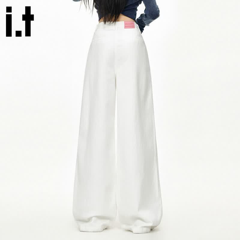CHOCOOLATEit Women's Summer Drape Wide-Leg Pants