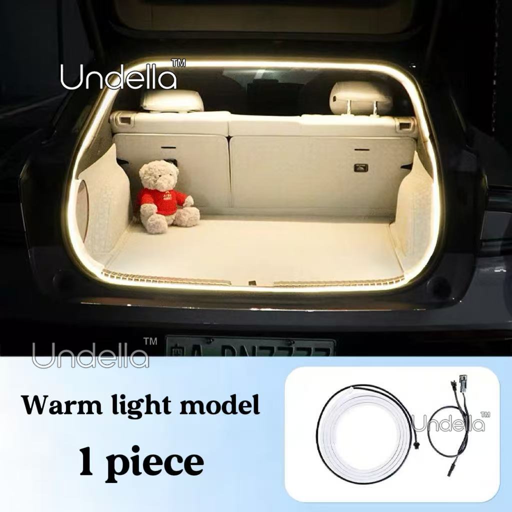 For XPENG P7+ P7plus 2026 2027 Car Rear Trunk LED Light Bar Strip Trunk Interior Brighten Decorative Lamp Strip Automatic Light