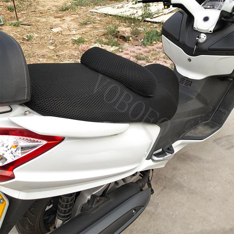 For Suzuki SKYWAVE 250 400 650 Motorcycle Seat Net Cover 3D Mesh Sun Protection Heat Insulation Breathable Thickened Seat Cover