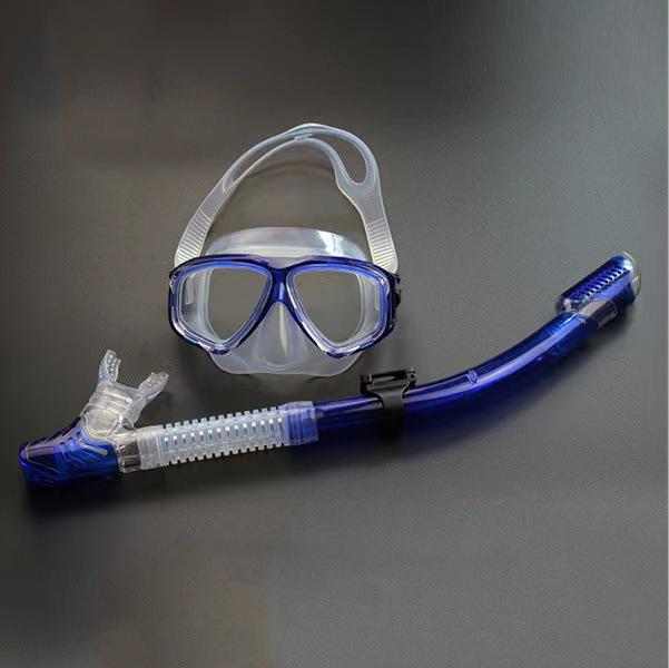 Children s Full Dry Snorkeling Mask and Anti-Fog Snorkel Set Children