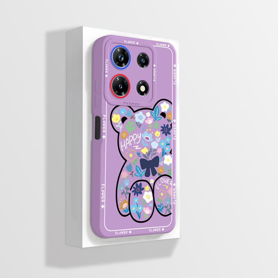 Чехол для Infinix Note 30 Pro Case X678B Мультяшный Мягкий Силикон Прямая Кромка Чехол для Infinix Note 30pro Note30Pro Чехлы Coque Infinix Note 30Pro