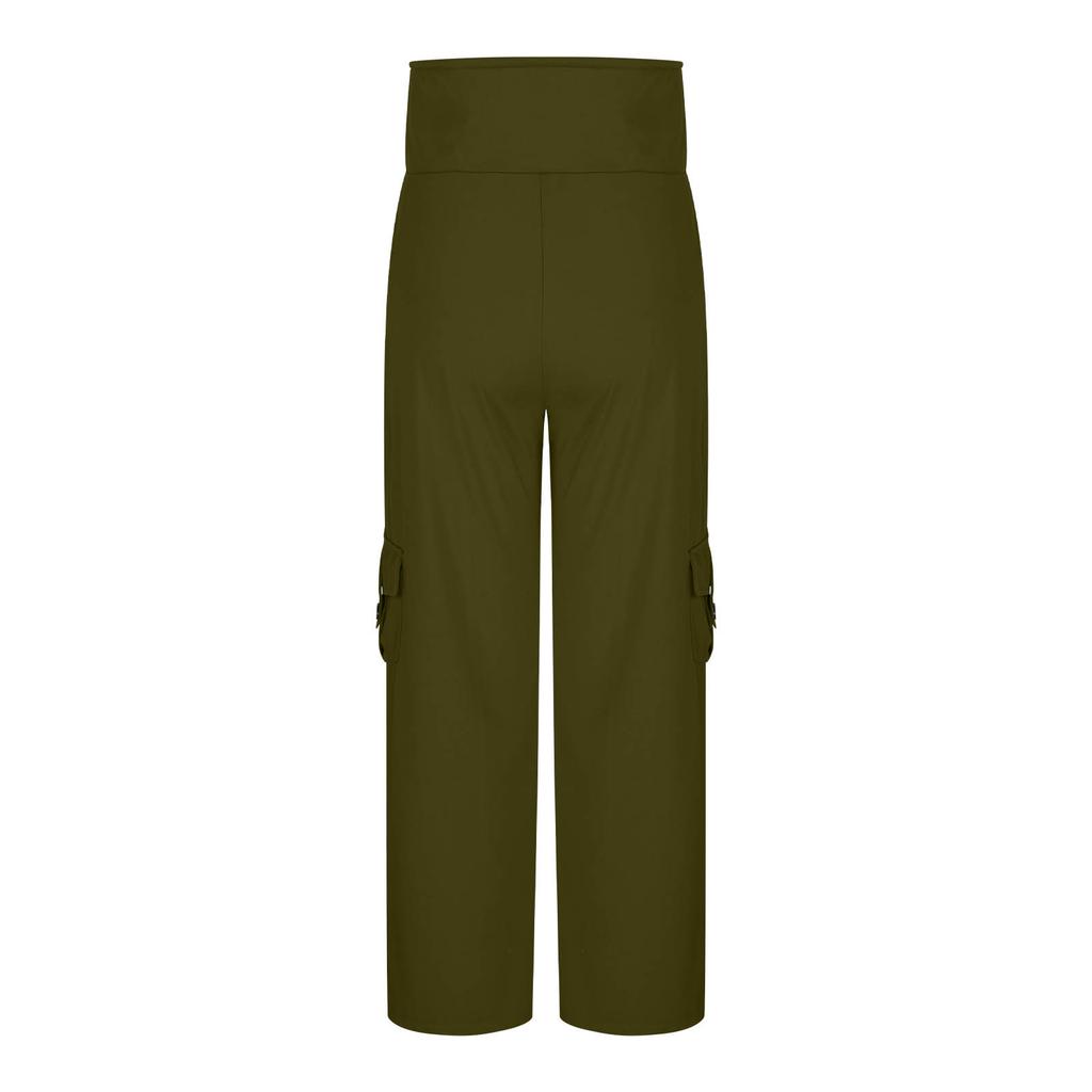 Women's Straight Pants Fashion Casual Pants Nine Point Harlan Pants