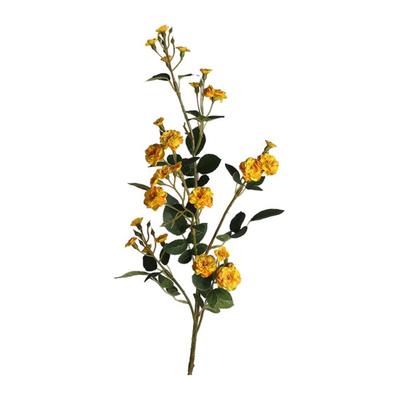 Artificial Flowers Fake Silk Ani Little Rose Realistic Fake Flowers Indoor Outdoor Decoration Wedding Garden Event Photography Prop