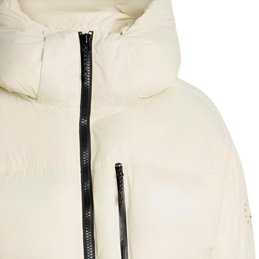 adidas Stella McCartney FW25 Padded Winter Removable Hood Loose Long Sleeve Cotton Jacket Women Jacket JV8548