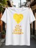 Non So Chi Ha Creato Il Mondoyellow Heart Filled Italian Love Phrases And Warm Handwritten Style Unisex All Tshirt