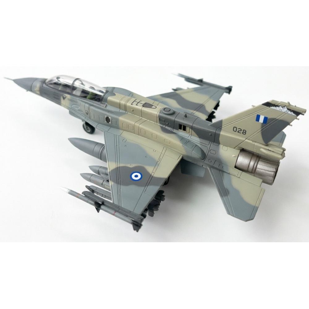 1/72 Scale Alloy Model: Hellenic Air Force F-16D "Mira Ghost" Fighter Jet Ornament