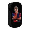 Lamine Y-Yamal Pencil Cases Football Soccer Pen Holder Bag Student Big Capacity Office Zipper Pencilcases