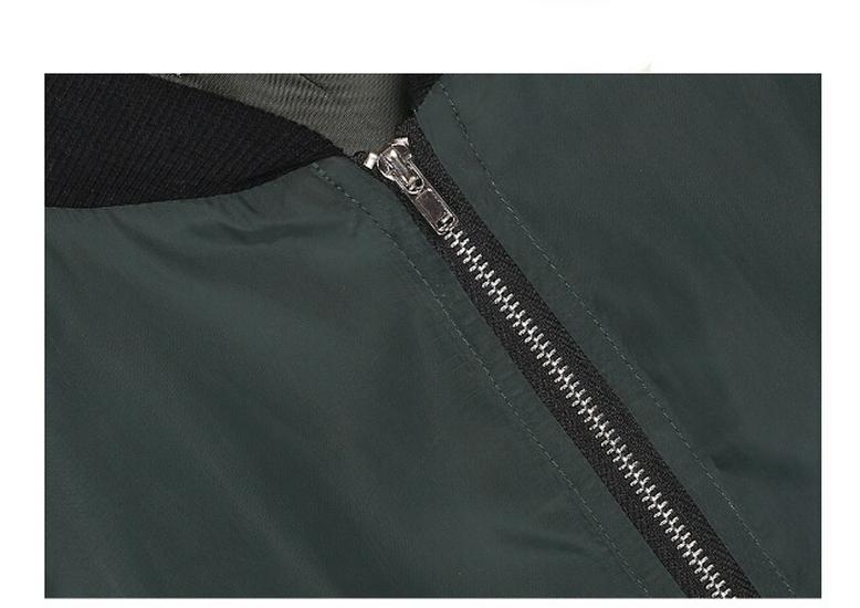 Women's European & American Fashion Solid Color Zipper Casual Jacket - Spring 2023