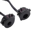Pair of Universal 22mm Motorcycle Handlebar Switch Control Left & Right Side Horn