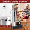 Electric Wine Opener Gift Automatic Corkscrew With Foil Cutter One-click Button Battery Bottle Opener For Kitchen Corkscrew Open