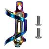 Colorful MTB Mountain Bike Road Bicycle Water Bottle Cage Aluminum Alloy High Strength Rainbow Water Holder Cycling Accessories