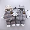Boys' and Girls' Fleece-Lined Winter 3-Piece Set: Infant To Toddler Sweatshirt & Jacket (1-3 Years)