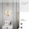 Butterfly Indoor LED Pendant Lights Chandelier Lamps for Kitchen Bedroom Living Room Hanging Lighting Fixtures for Corridor