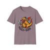 Unisex Softstyle T-Shirt Comic Dragon Duck  Funny Bubble Breathing Creature