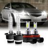 For Acura TL 2007-2008 HID/LED Headlight High/Low Beam Fog Light Bulbs Combo Kit