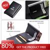 BACX4 80% New Men Wallet ID Credit Card Holder RFID Wallet Pop Up Bank Card Case For E46 E90 E60 F30 F10 E39 E36 F20 E87 E90 E70