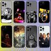 Music K-Kurt Cobain Band Phone Case For iPhone 16,15,14,13,12,11,Pro,X,XS,Max,XR,Plus,Mini Soft Black Cover