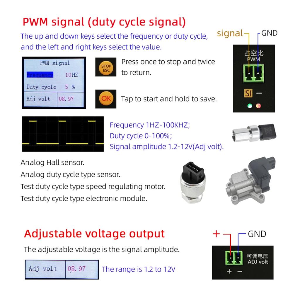 Idling Stepper Motor Instrument Fault Detector Car Ignitions Coil Test Detector Ignitions Coil Tester Drive Simulators