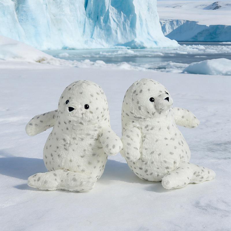 26CM Cuddly Spot Seal Plush Toy Marine World Cute Seal and Sea Lion Stuffed Animal Collectible Ocean Soft Sleep Pillow Kid Gifts