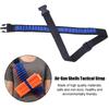 3PCS EVA Soft Tactical Strap Cartridge Belt Bandolier with Plastic Button Soft Air Gun Accessories