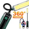 COB LED Pracovní Světlo Nabíjecí Venkovní Nouzové Osvětlení Led Pracovní Světlo s 360° Ohebnou Hadicí, Magnetické, Závěsný Hák Oprava Aut