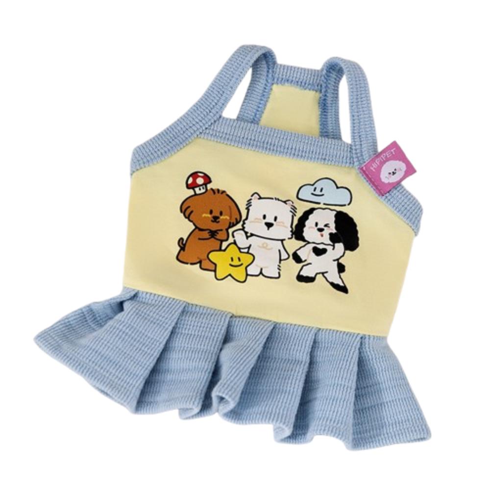 

Милое платье для кошки собаки Дышащее платье принцессы для собаки Модная одежда для питомца щенка Вечеринка XXL синий