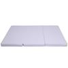 Gymnastic Mattress Satellite Pu 150X100X8 Cm - Three-Piece White