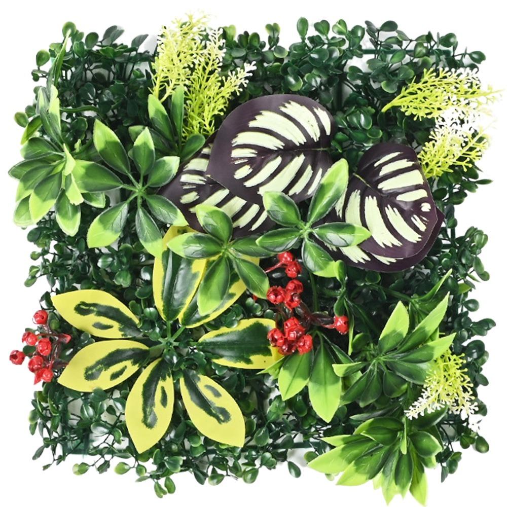 Eternal Life Artificial Plant Wall Panel DIY Artificial Fern Grass  Background Wall Decoration