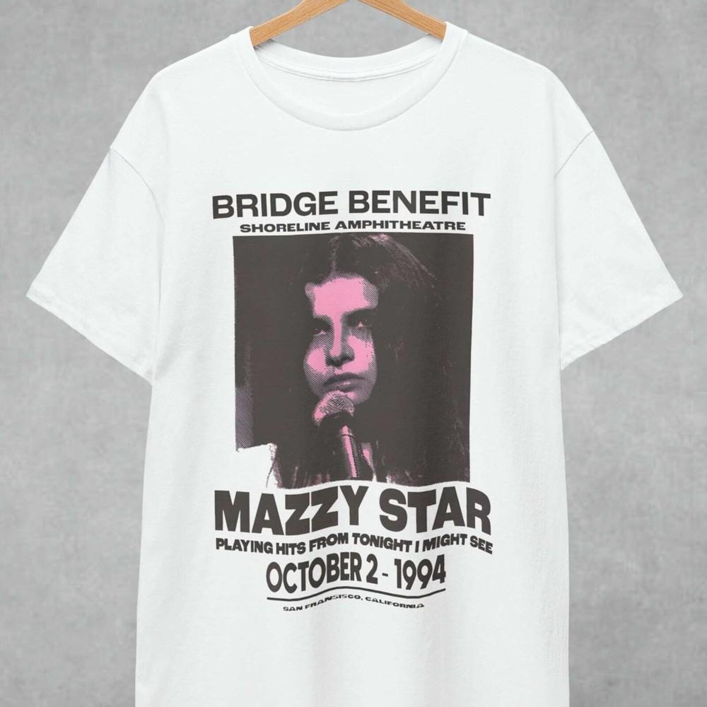 Концерт Mazzy Starr 1994 года Винтажная футболка унисекс The Sundays, Alvvays, Pixies, Salvia Pa S