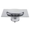 Removable Cover Grate Pedal Bounce Floor Drain Square Shower Drain Durable Floor Drain  Garage