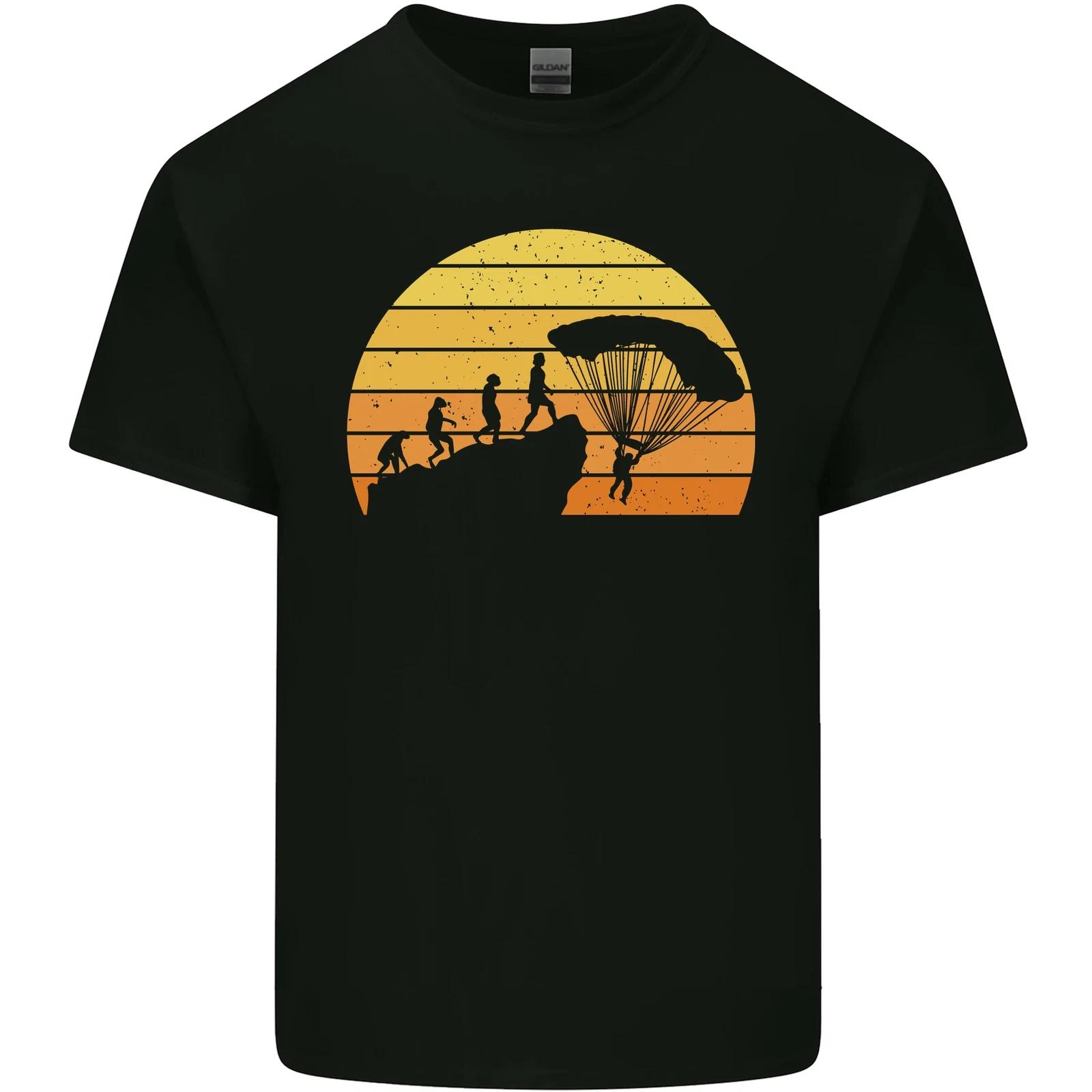 Evolution of Base Jumping Kids T-Shirt Childrens 3XL