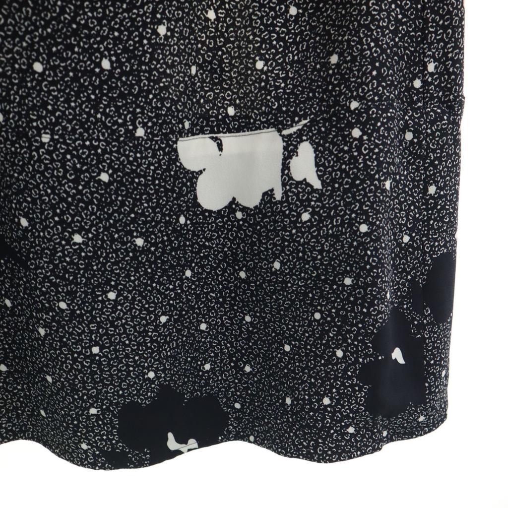 A.P.C. Floral Five-quarter Sleeve One Piece 34 Black Series Women Used